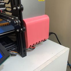 Outside.jpg STL file Ender 3 Max Meanwell PSU Mounting Box・Template to download and 3D print