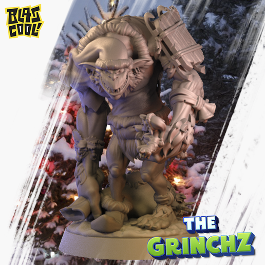 🎲 The GrinchZ・ STL File for ・Cults