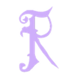 R.stl STL file Letters and Numbers The Addams Family Letters and Numbers | Logo・Template to download and 3D print