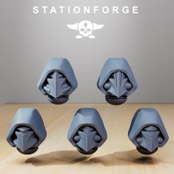 royalguardheads.jpg Fichier STL Têtes de la Garde royale・Objet imprimable en 3D à télécharger