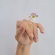 4.jpg Archivo STL gratis Anillo de perla verde (talla 5)・Modelo para descargar y imprimir en 3D