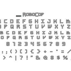 Robocop best 3D printing models・140 designs to download・Cults