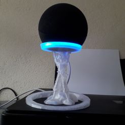 1.jpg STL file Goku support for Alexa・3D printer design to download