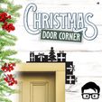 048a.jpg 🎅 Christmas door corners vol. 5 💸 Multipack of 8 models 💸 (santa, decoration, decorative, home, wall decoration, winter) - by AM-MEDIA