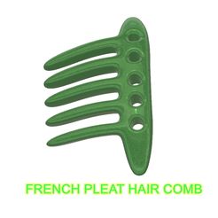 female-braid-hair-comb-08-v5-00.jpg STL file FRENCH PLEAT HAIR COMB Multi purpose Female Style Braiding Tool hair styling roller braid accessories for girl headdress weaving fbh-08B 3d print cnc・3D printer model to download