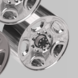 3.png Dodge RAM original 17'' Steel Wheels for 1/25 scale autos and dioramas!