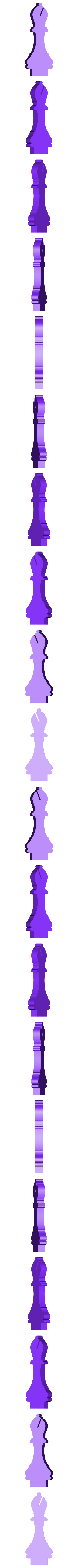 Bishop.stl Laser Cut Chess Game