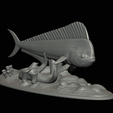 my_project-1-23.png mahi mahi / dorado / common dolphinfish underwater statue detailed texture for 3d printing