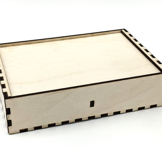PXL_20210105_024014865-01.jpeg Laser SVG Cut File Draw and Discard Box, PNG Playing Card Holder, Deal and Discard Holder, Game Card Holder File