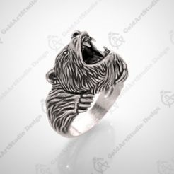 IS-Ri_MENS_015_Rend1-GA.jpg STL-Datei Herren Bär Ring 015・3D-druckbares Design zum Herunterladen