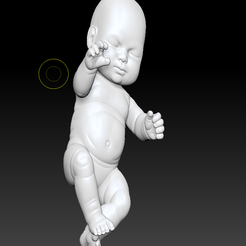 BABY (2).png little baby 3D print model