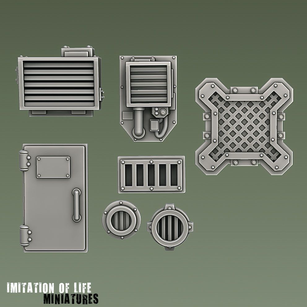 MINIATURES Archivo 3D Generadores de energía marcadores de objetivos/ terreno・Diseño de impresión en 3D para descargar, imitationoflife