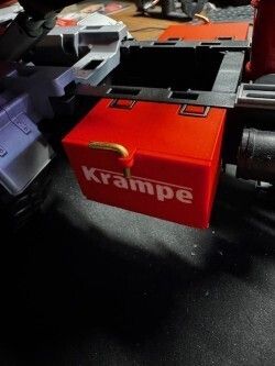 Side Storage Boxes compatible with Bruder Krampe Trailer – Plug & Play