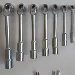 20210528_132926.jpg Free STL file Socket wrench holder・Template to download and 3D print
