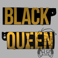 Black-Queen-B.png Bic Lighter Case - Black Queen