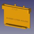 1.jpg Ender 3 v2 screen cover pegboard holder (works with 4575370)