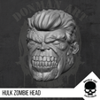 3.png Hulk Zombie head for 6 inch Action Figures