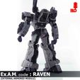2.jpg Armored Core Last Raven Mecha  3DPrint Articulated Action Figure