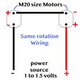 Same-Rotation-Wiring.jpg STL file 1/10th Radiator and working fans for your super scale trucks・3D print model to download