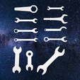 4.png Mechanic essentials tool set - double open ended open end combination wrenches for mechanic shop or home