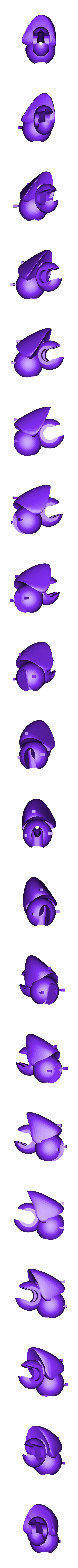 rodilla_right_knee3.stl Jointed Robot