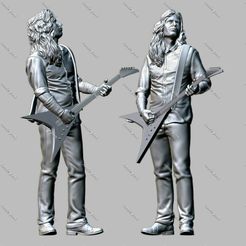 3.jpg Fichier 3D Dave Mustaine - megadeth 3printing・Modèle à télécharger et à imprimer en 3D