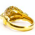 rea_cast_ring (3).jpg STL-Datei Diamantring mit Herzschliff・Modell zum Herunterladen und 3D-Drucken
