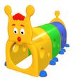 MVV.jpg CATERPILLAR KIDS PLAY NURSERY Toys Architecture Site Components Playground Slide