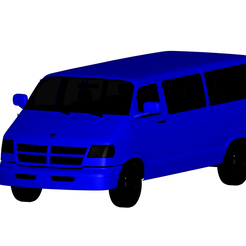 1.png 3D file Dodge Ram Van・3D printer design to download, car-