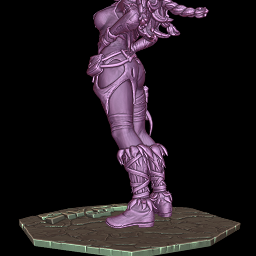 blender_bWIjISDPeg.png Figurine Rogue Redux Costume Marvel Rivals Custom Figurine Holiday GIft