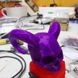 418bc1bf5698dff59ccf0865792c45ee_display_large.jpg Бесплатный STL файл LOW POLY horned skull・3D-печатный дизайн для скачивания