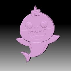 MommyShark.jpg Fichier STL SHAMPOING SOLIDE MAMAN REQUIN ET MOULE POUR POMPE À SAVON・Design pour imprimante 3D à télécharger