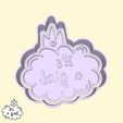 17-1.jpg Baby shower / gender reveal party cookie cutters - #17 - It's a girl (style 3)
