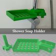 ded54d568fbae82b9e0f3a49ff7e3f72_display_large.jpg Free STL file Shower soap holder・3D printing idea to download