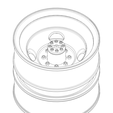 Rear_set_wire.png 3d printable truck wheels with dual rear