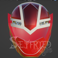 スクリーンショット-2024-03-12-091946.png Mashin Sentai Kiramager Kira Red cosplay helmet 3D printable STL file