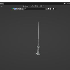 Blender_-D__Work_blender_harrypotter_wands.blend-01-09-2023-16_51_57.png STL file Voldemort Wand・3D print design to download
