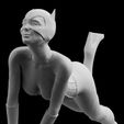 4.jpg Catwoman Diamond Thief Sculpture Art Figure Batman Download 3D print model STL files statue digital pattern 3D printing