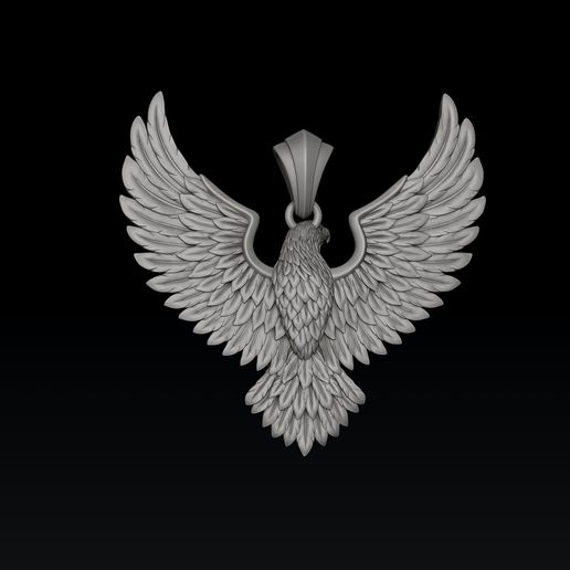 se8dfa523f4a6esd521ae4865dfa4s4e8df56sedf.jpg Eagle Pendant 3d v4 3D print model