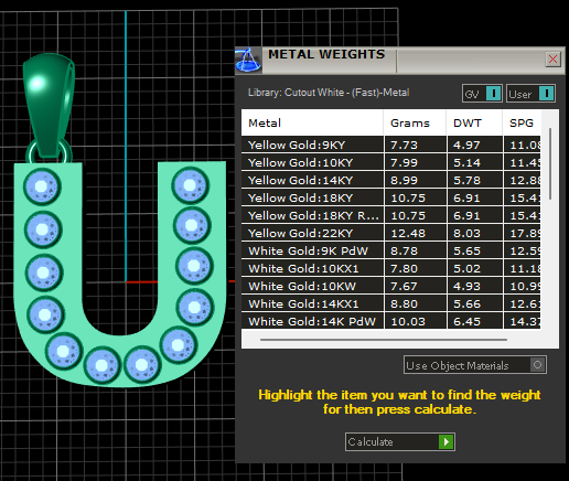 metal-weight.png "Pingente de ouro inicial U - Colar de alfabeto personalizado com pedra de rubi"