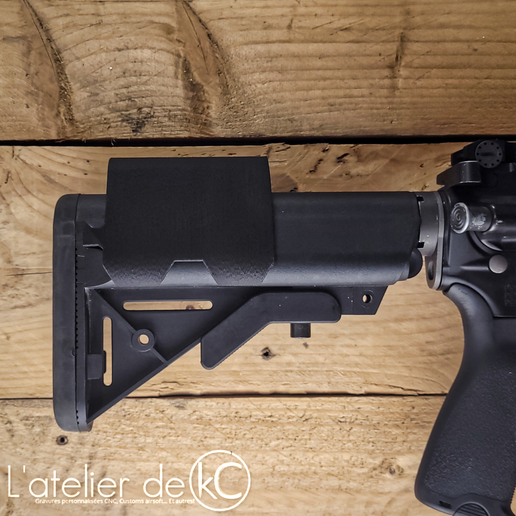 FEER-cheek-stock-riser-irrglr-dfnse-sopmod-0.75-airsoft-replica-2.png Airsoft Feer stock riser/cheek rest SOPMOD version - 0.25", 0.5" and 0.75" complete set