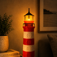 1.png Decorative Lighthouse LED Candle Holder / Маяк-подсвечник для электронной свечи #BEACHXCULTS