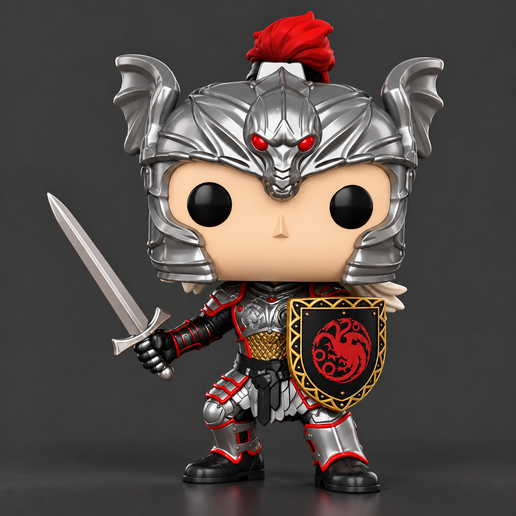DAEMON TARGARYEN WITH DRAGON ARMOR POP