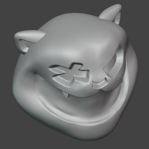 STL file DANGANRONPA CAT MASK 3D STL FILE | DANGANRONPA CAT MASK ...