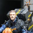 IMG_3134.JPG STL file Death Stranding Sam on his bike with LED lights・3D printing model to download
