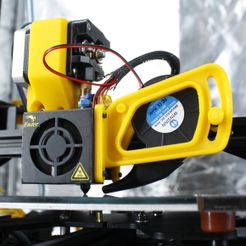 _MG_5089.jpg STL file Ender 3 Adjustable 5015 Fan Bracket and Duct・3D printable design to download