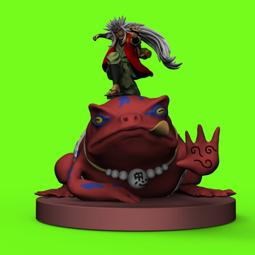 Jiraiya Naruto 3D model