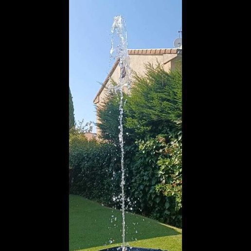 10.75mm crystalline jet nozzle for ornamental fountains - 3D model önizlemesi