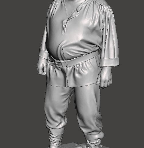 Figure inspired by the movie The Princess Bride Fezzik - 3D model önizlemesi