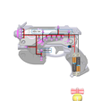 8.png DVa Gun Black Cat Skin - Overwatch - Printable 3d model - STL + CAD bundle - Commercial Use